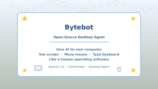 Bytebot 开源桌面智能体，给 AI 配一台独立电脑